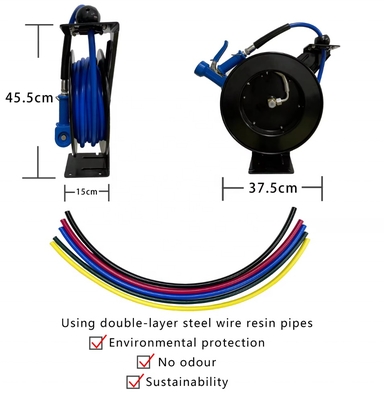 Retractable Hose Reel,Car Wash Hose Reel,Wall Mounted Hose Reel,High Pressure Water Hose Reel