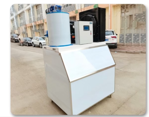 1000kg Commercial Square Ice Machine Personalized Transparent White Ice Cube Water Cooling for Home Use Edible Drink Addition