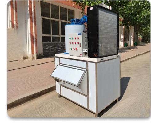 1000kg Commercial Square Ice Machine Personalized Transparent White Ice Cube Water Cooling for Home Use Edible Drink Addition