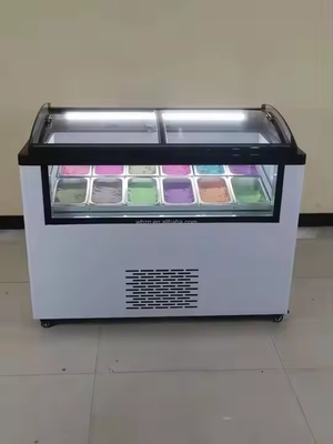 Ice Cream Freezing Display Cabinet Ice Cream Cabinet Refrigerated Desserts Fresh-keeping Popsicles Refrigeration Equipment