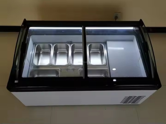 Ice Cream Freezing Display Cabinet Ice Cream Cabinet Refrigerated Desserts Fresh-keeping Popsicles Refrigeration Equipment