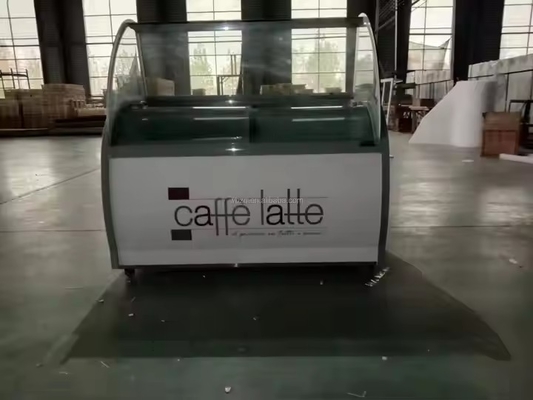 Commercial Use Hard Ice Cream Popsicle Display Freezer Gelato Ice Cream Display Freeze showcase