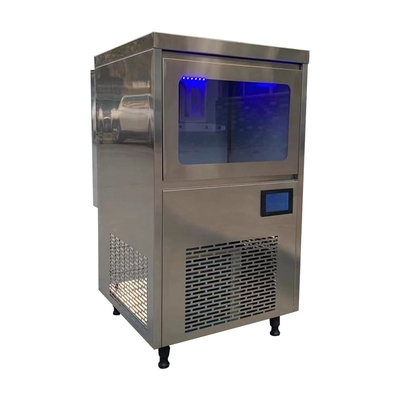 Commercial Snowflake Ice Machine 100kg Storage Capacity Seafood Building Hot Pot Shops Super Ice Station Various Business Needs