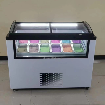 Factory Sale Customized Commercial Ice Cream Freezer Display Freezer Ice Cream Display Refrigeration Equipment