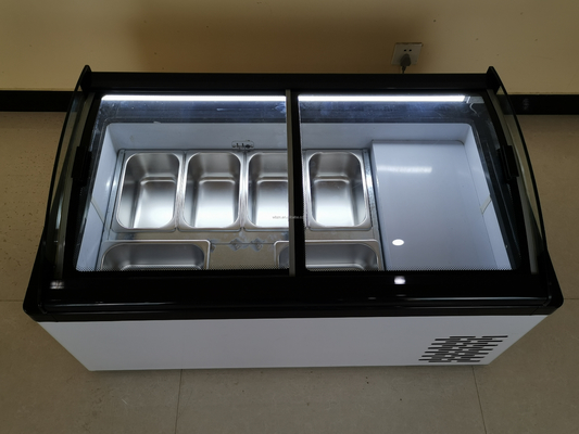 Factory Sale Customized Commercial Ice Cream Freezer Display Freezer Ice Cream Display Refrigeration Equipment