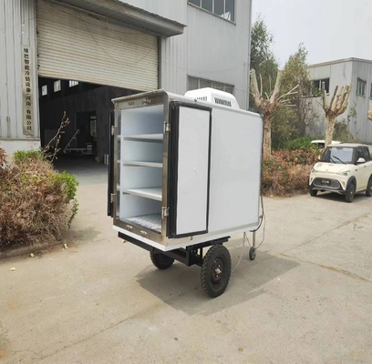 Electric Cargo Mini Cold Room Tricycle with Trailer New Energy Vehicle for Frozen Food & Keep Warm Storage