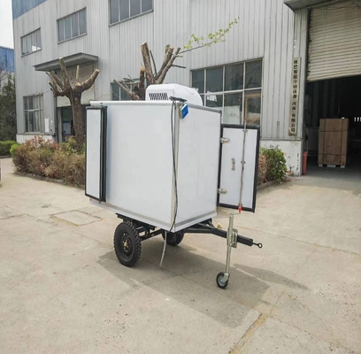 Electric Cargo Mini Cold Room Tricycle with Trailer New Energy Vehicle for Frozen Food & Keep Warm Storage