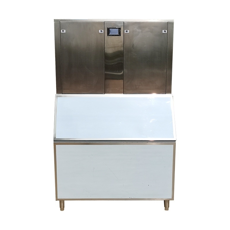 1000kg Commercial Square Ice Machine Personalized Transparent White Ice Cube Water Cooling for Home Use Edible Drink Addition